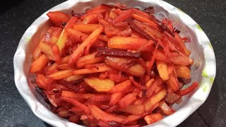 বীট -গাজর -আলু ভাজা / beet  gajor aloo vaja | beet vaja | beet gajor vaja | বীট ভাজা