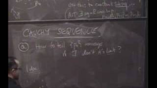 Real Analysis, Lecture 16: Subsequences, Cauchy Sequences (7/8)