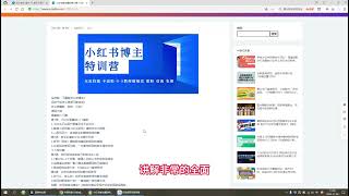 小红书博主爆款特训营- 无需技能 不露脸 0-1教你做爆款 涨粉 引流 变现，小红书新手必看教程