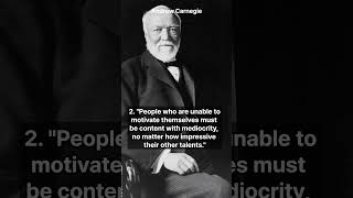Andrew Carnegie's Best 5 Motivational Quotes #motivation #quotes #shortvideo #youtubeshorts #ytshort