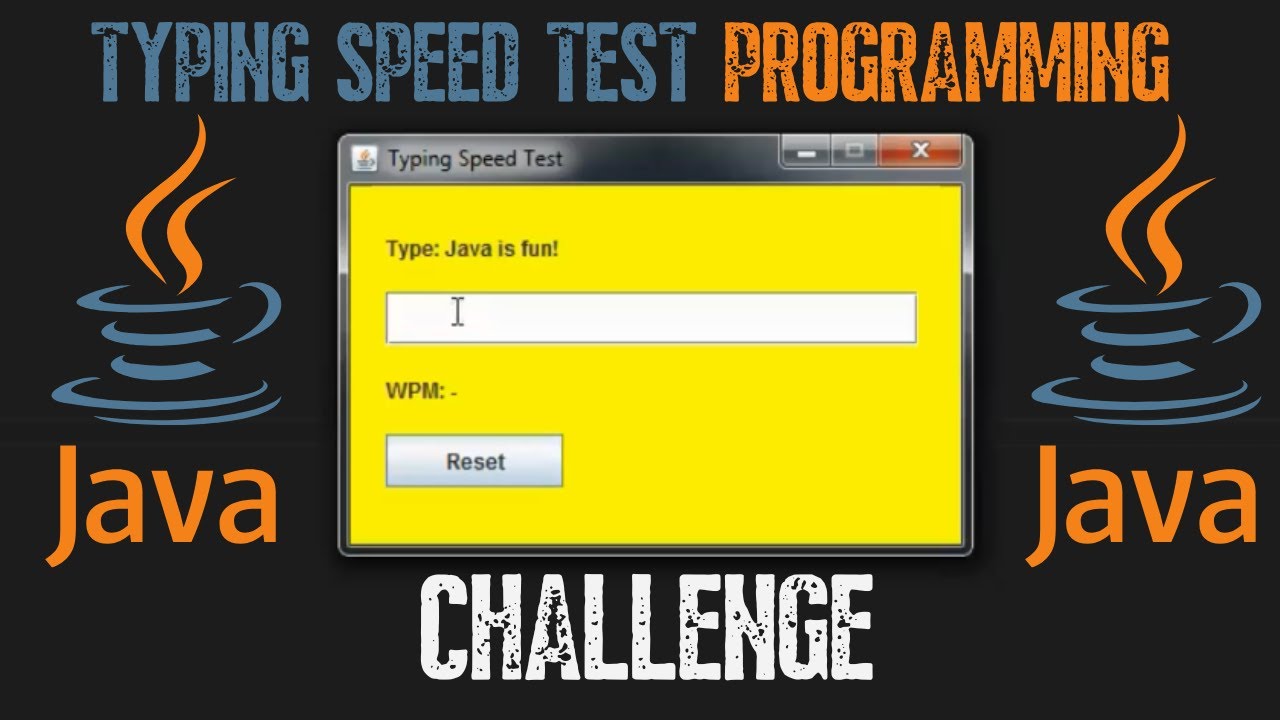 Java Programming Typing Speed Test For Beginners 2025 Youtube