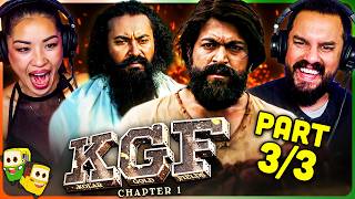 Part 3/3 - K.G.F: Chapter 1 Movie Reaction! | Yash | Srinidhi Shetty | Garuda Ram