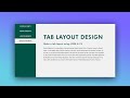 How To Make Tabs In HTML And CSS Website | Tab Layout Design on Website