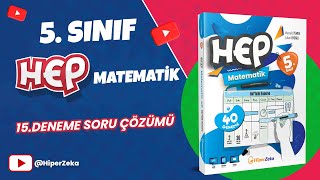 5.Sınıf Matematik Hep Deneme - 15.Deneme Soru Çözümü