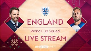 ENGLAND WORLD CUP SQUAD REVEAL! 🏆 | Gareth Southgate reacts to his provisional 26-man squad