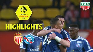 AS Monaco - RC Strasbourg Alsace ( 1-3 ) - Highlights - (ASM - RCSA) / 2019-20