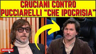 CRUCIANI PERDE LA CALMA: DENUNCIA L'IPOCRISIA DI PUCCIARELLI IN DIRETTA!