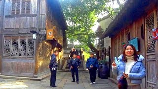 浙江嘉興桐鄉烏鎮西柵景區79返回安渡坊集合 Xizha scenic area Wuzhen,Zhejiang (China)