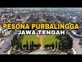 Kota Purbalingga/ Kabupaten Purbalingga 2021 (Drone View) perbandingan infrastruktur dan skyline