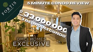 5 Minute Condo Review: 3 Bedroom Unit in Fortis Residences #dmcihomes