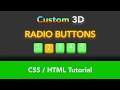 Custom 3D Radio Buttons – CSS / HTML Tutorial