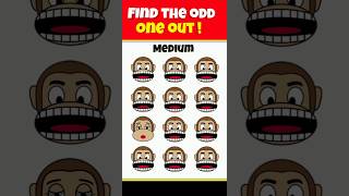 Find the odd emoji out ! 😀 emoji challenge #shorts #riddles #paheli eye test game