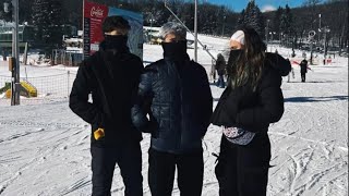 FOMOS NA ESTAÇÃO DE SKI NOS ESTADOS UNIDOS ( camelback ski)❄️🇺🇸| viagem eua #3