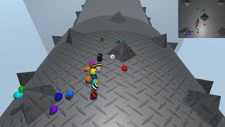 Don't Fall Off the Course - Survival Marble Race in Unity
