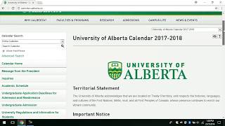 University Calendar How to Video
