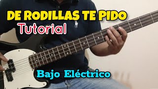 Cómo tocar De Rodillas Te Pido en Bajo Eléctrico - Tutorial