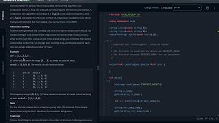 Hackerrank: Counting sort 1