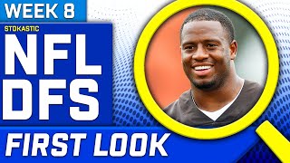 NFL DFS First Look Week 8 Picks | NFL DFS Strategy