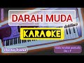 DARAH MUDA Karaoke (nada pemuda, Do=F) DutDisco version - H.Rhoma Irama