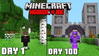 I spent 100 days in Minecraft hardcore and this is what happened...