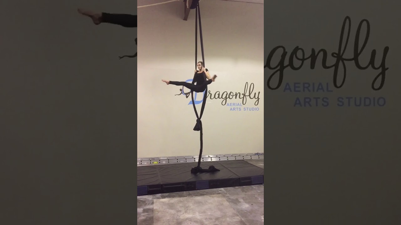 Beginner Aerial Silks Knot Routine Once Upon A Dream Youtube