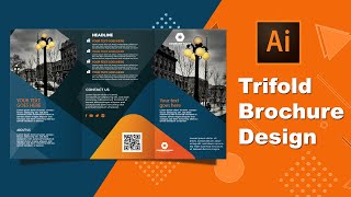 Illustrator CC Tutorial | Graphic Design |Trifold Brochure Design