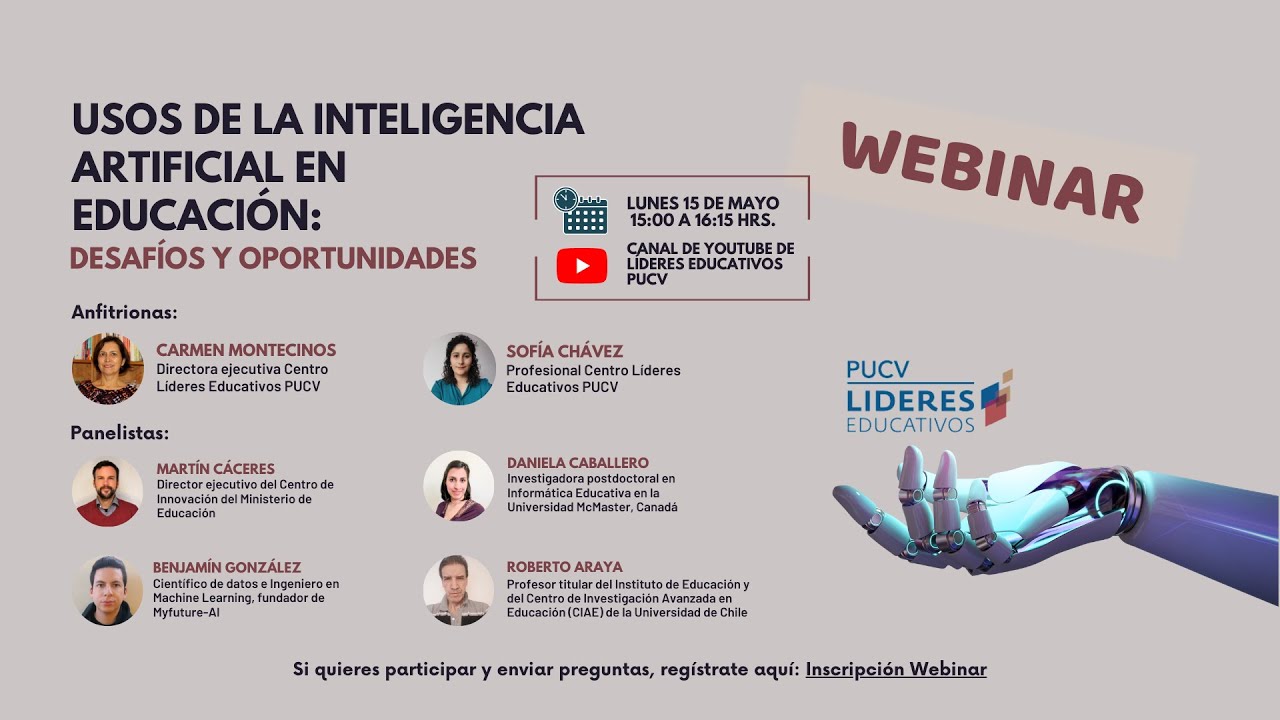 Webinar "Usos De La Inteligencia Artificial En Educación: Desafíos Y ...