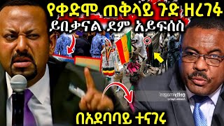 ጉድ❗️የቀድሞ ጠቅላይ ሚኒስቴር ሃይለማርያም ለአሁኑ ገዢ ጥብቅ መልእክት ተናገሩ መገዳደል ይብቃ ሁላችንም አጥፍተናል አንተም ተው