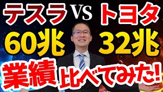 【テスラ60兆vsトヨタ32兆】テスラ株(TSLA)は本当に割高？自動車部門はトヨタ自動車(7203)、発電部門はネクステラ・エナジー(NEE)と比べてみた！　2021年6月6日