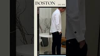 เสื้อเชิ้ตแขนยาวผู้ชาย รุ่น BOSTON - RALPH T OFFICIAL เสื้อเชิ้ตผู้ชาย เสื้อเชิ้ตทำงานผู้ชาย OXFORD