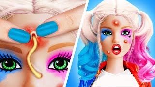 Extreme Harley Quinn Makeover! Nerd vs Popular Beauty Hacks by Ha Hack \u0026 123 GO