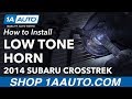 How to Replace Low Tone Horn 14-17 Subaru XV Crosstrek