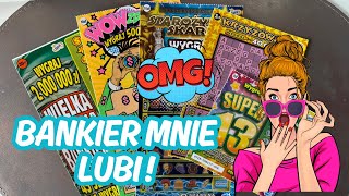 Zdrapki Lotto👉ZNOWU TESTUJE BANKIERA I ZNOWU TRAF🥳SUPER!🤑