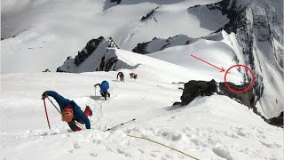 Los Escaladores se quedaron Boquiabiertos al Ver quién Venía hacia ellos a 3000 Metros de Altura