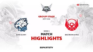 EVOS Glory vs Bigetron Alpha HIGHLIGHTS MPL ID S14 | BTR VS EVOS ESPORTSTV