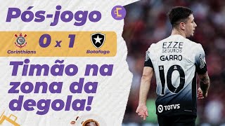 Pós-Jogo: Corinthians PERDE para o Botafogo e desce para ZONA DO REBAIXAMENTO