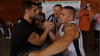 Brandon Dye vs Oleh Moisei - Joe Woody Invitational - Armwrestling 2021