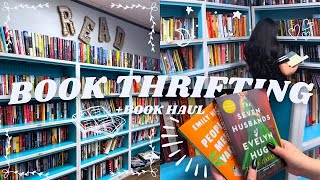 come book thrifting with us + book haul ✨📖