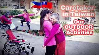 Caretaker In Taiwan | Grandma Walking Outdoor Activities