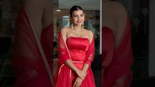 Hebah Patel ఈ డ్రెస్ లో అబ్బా అనే లాగా ఉంది కదా Heroine Hebah Patel Beautiful Red Dress ￼