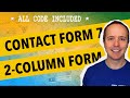 Contact Form 7 Tutorial - Create a 2-Column Responsive Form With Contact Form 7 | CF7 Tuts Part 4 Contact Form 7 Tutorial - Create a 2-Column Responsive Form With Contact Form 7 | CF7 Tuts Part 4