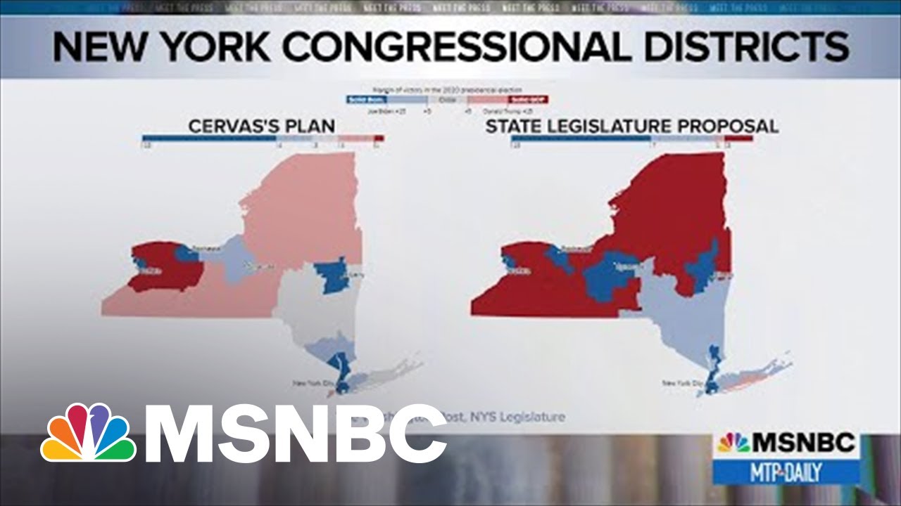 Redrawn New York Congressional Maps Pits Democrats Against Democrats ...