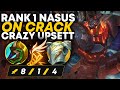 Rank 1 Nasus vs Sett Top, Crazy UpSett | Carnarius | League of Legends