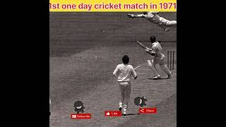 1st one day cricket match #shorts #shortvideo #youtubeshorts