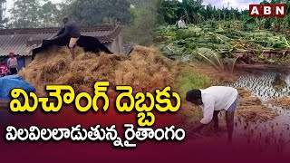 మిచౌంగ్ దెబ్బకు విలవిలలాడుతున్న రైతాంగం | Michaung Cyclone Effect On Farmers | ABN Telugu