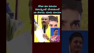 రోజా మా ఏరియా డెవలప్మెంట్ చేయమంటే నా సొగసు చూడు మాయా