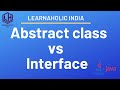 Abstract class vs Interface : Difference between abstract class and interface in Java