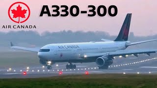 Air Canada Airbus A330-300 ✈️LANDING at Birmingham Airport ( BHX )