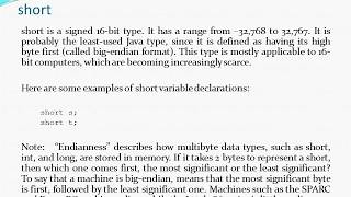Integers - Java (byte, short, int, long)