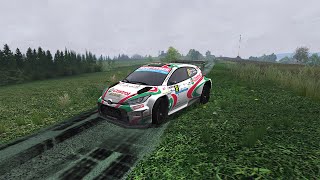 Richard Burns Rally: Ul. Rajdowa R, in a Toyota GR Yaris Rally2 (XBox Controller)